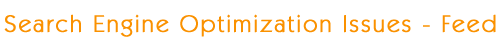 Search Engine Optimization Issues - Feed